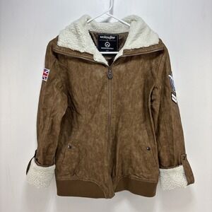 Official Overwatch Tracer Bomber Jacket Rare Size M Faux Leather Cosplay Casual